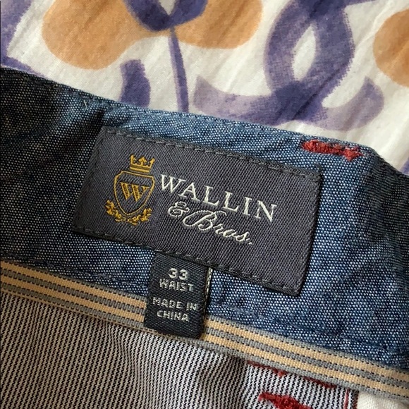 men’s plaid shorts size 33 - Picture 2 of 3